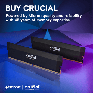 Disques Crucial et SODIMM en stock