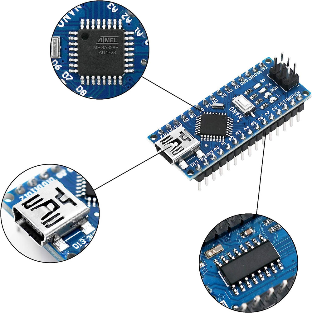 5 Gründe für ein Upgrade auf den Nano 3.0 CH340 Controller mit dem ATMEGA328P