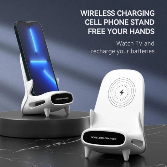 15W Universal Wireless Charger Stand for Mobile Phones - Fast Charging and Versatile Design - Swiftwintek