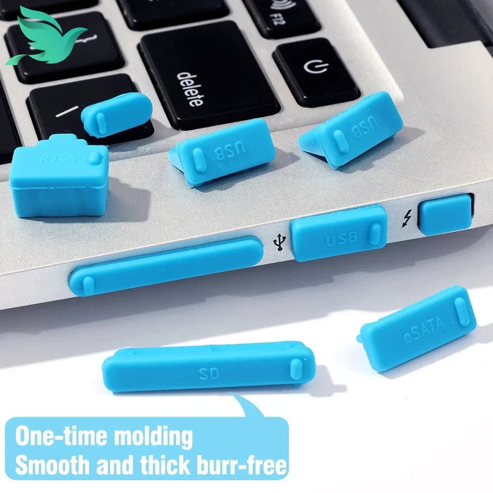 16 - in - 1 Universal Laptop Dust Plug - USB, HDMI, Audio, SD, VGA, Type - C - Swiftwintek