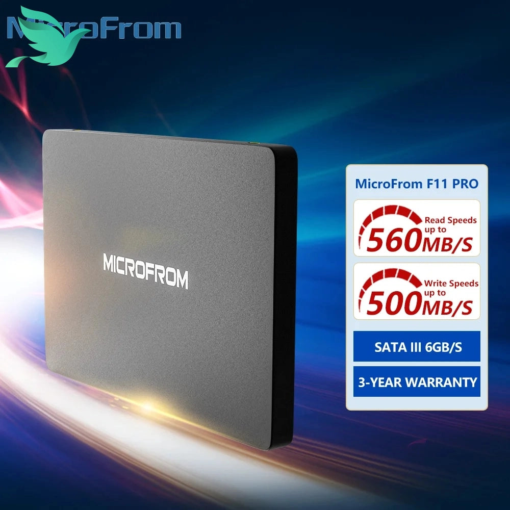 High-Performance MicroFrom SSD - 240GB to 2TB Options for Laptop/Desktop - SATA Internal Solid State Drive