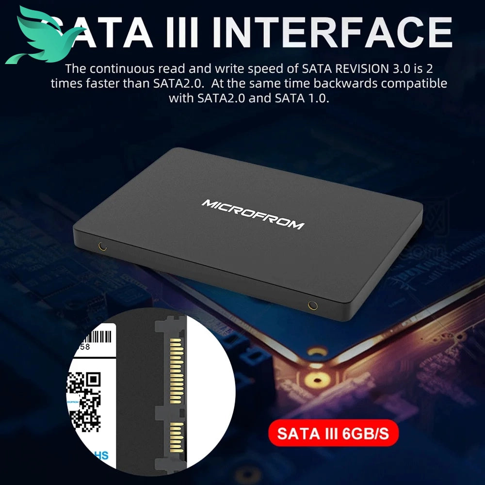 High-Performance MicroFrom SSD - 240GB to 2TB Options for Laptop/Desktop - SATA Internal Solid State Drive