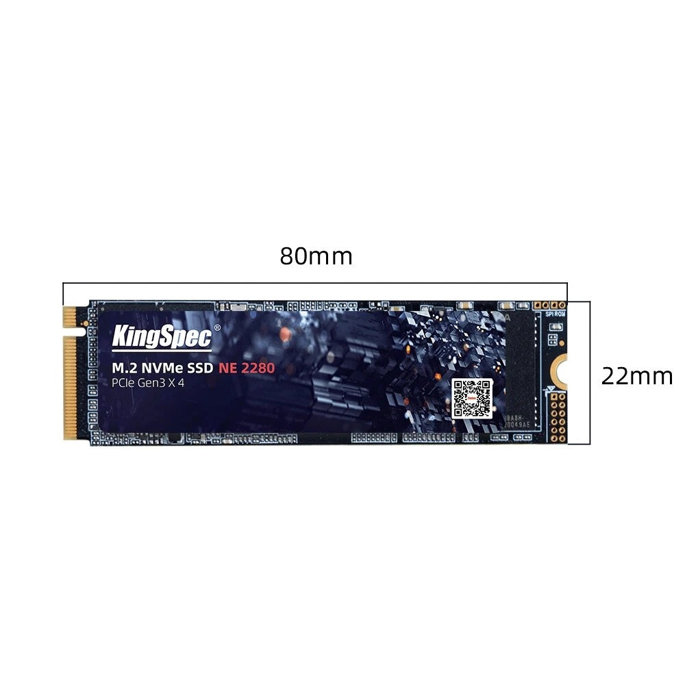 KingSpec 512GB NVME SSD - Up to 2000MB/s - Gaming