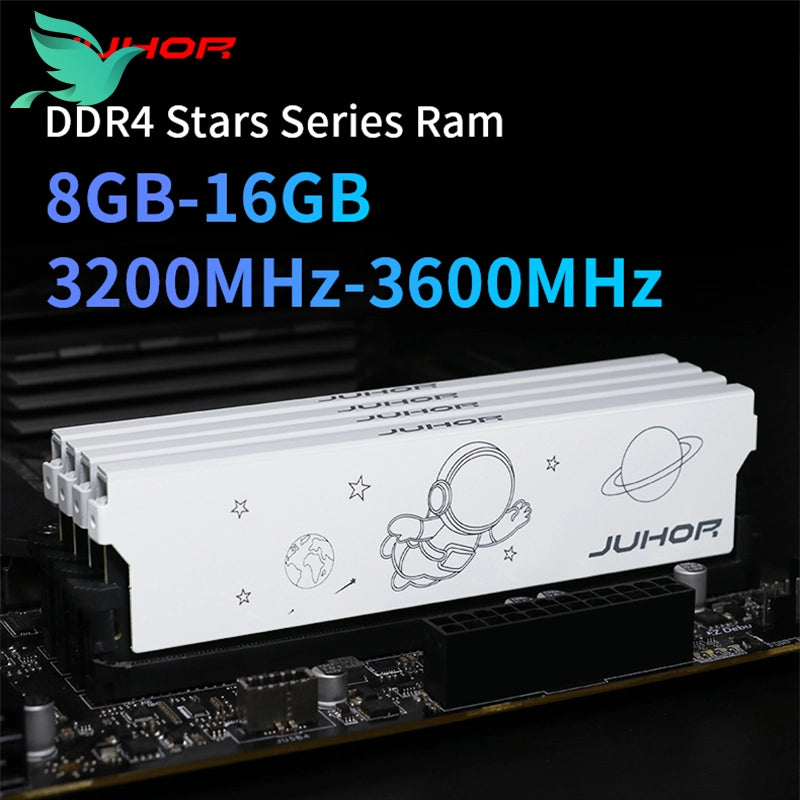 JUHOR DDR4 3600MHz Gaming RAMs