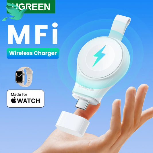 UGREEN MFi Apple Watch Wireless Charger | USB Type C Magnetic