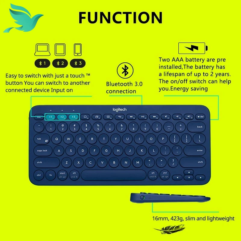 Logitech K380 Wireless Bluetooth Keyboard