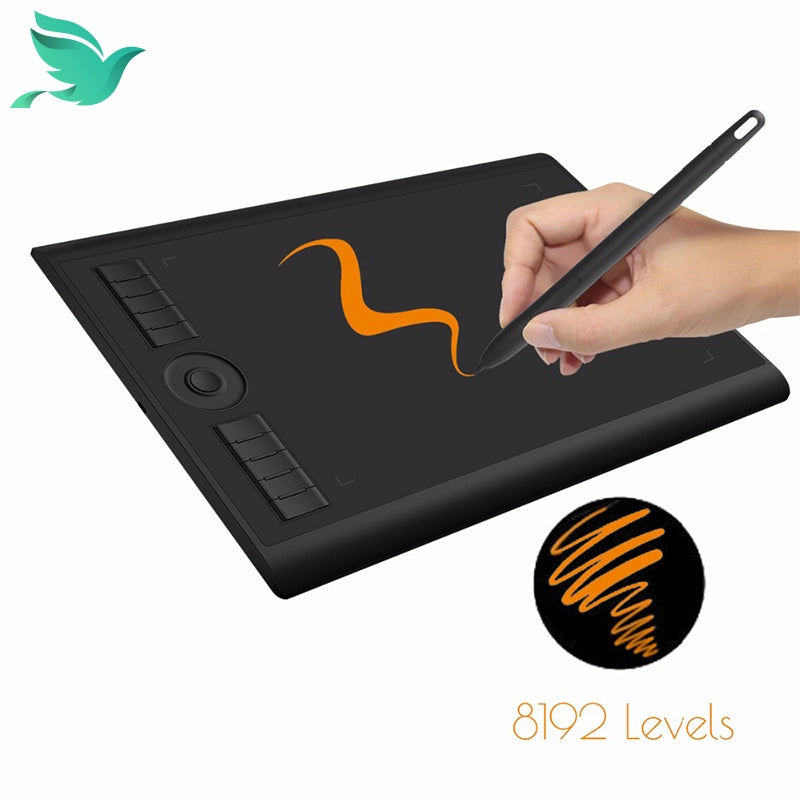 GAOMON M10K Graphic Tablet - 8192 Level Pen Pressure