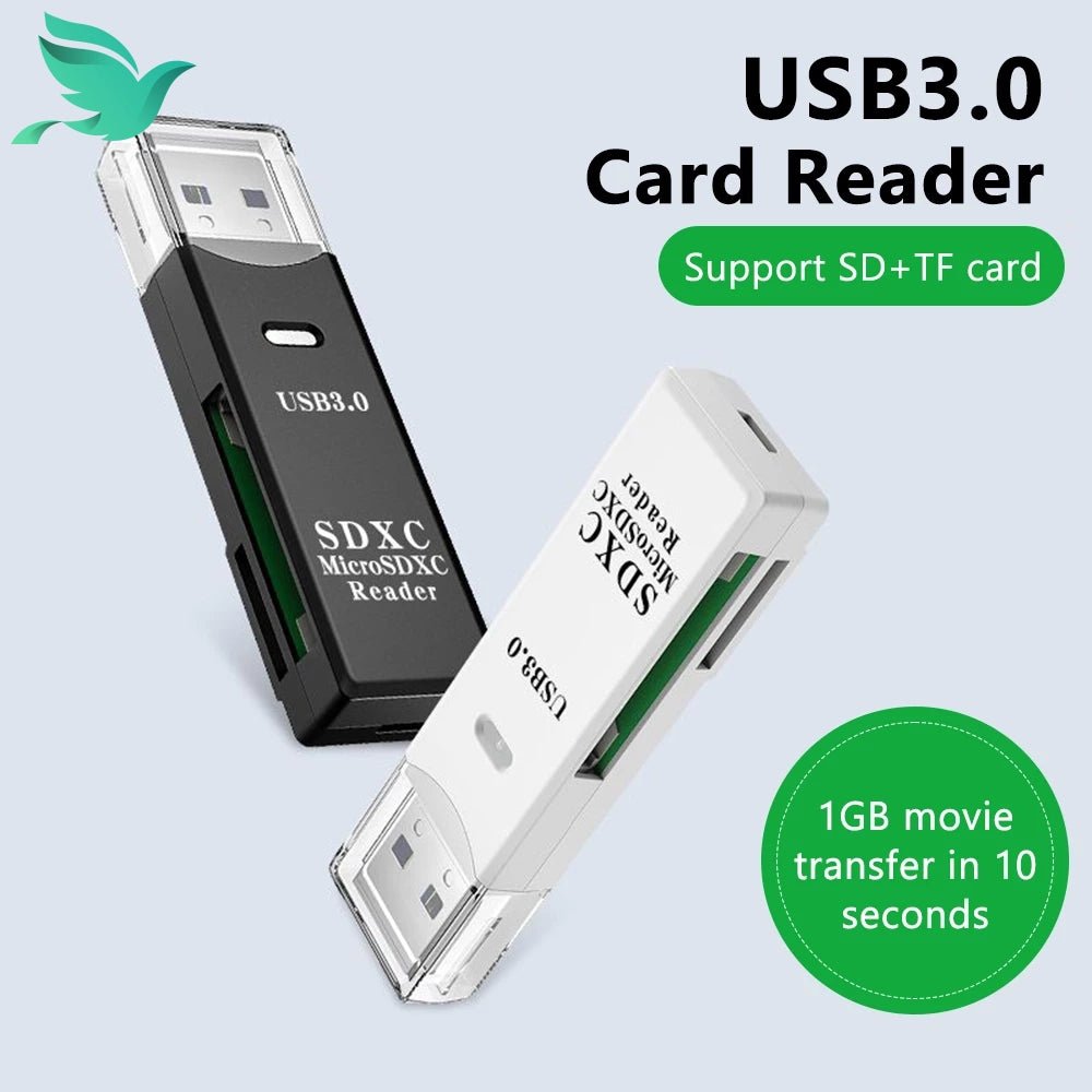 2 - in - 1 USB 3.0 Card Reader - Swiftwintek