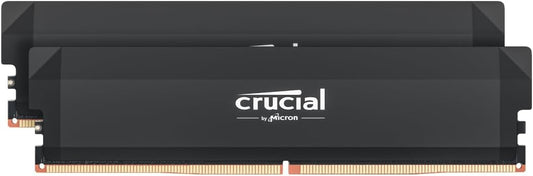 Crucial Pro RAM DDR5 32GB (2x16GB) - 6000MHz CL36, OC Edition - Intel XMP 3.0, Desktop Memory (PC) - CP2K48G56C46U5