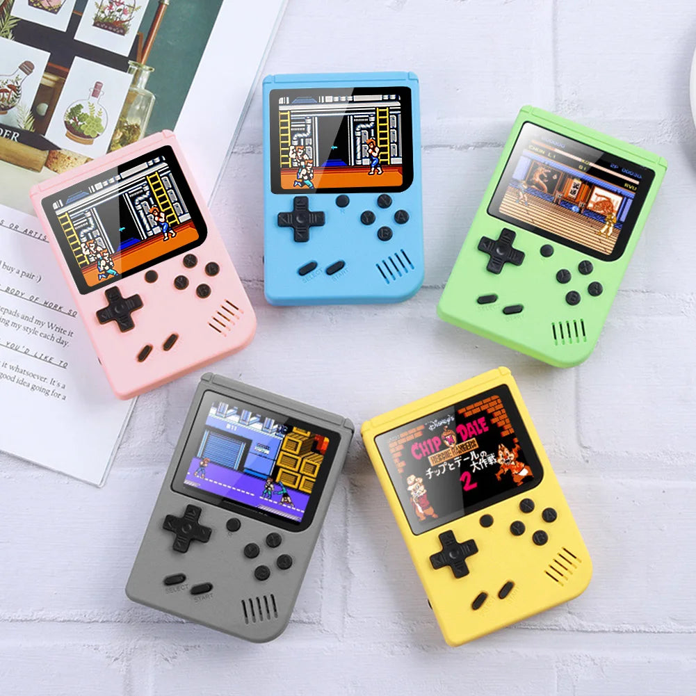 500-in-1 Handheld Mini Gaming Console - Portable Electronic Game Player for Kids and Adults