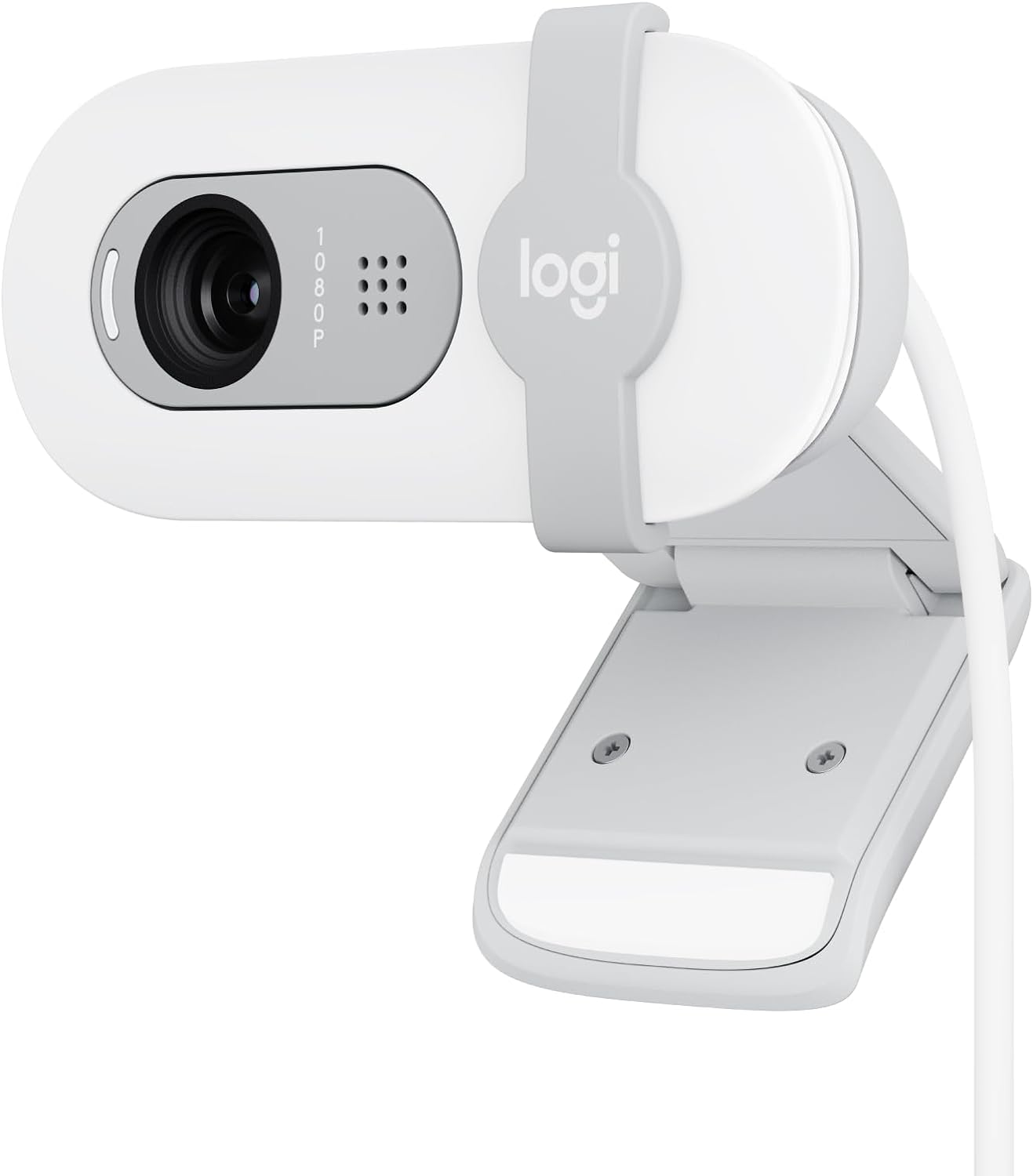 Logitech Brio 100 Full HD Webcam for Meetings and Streaming, Auto Light Balance, Built-in Microphone, Privacy Protection, USB-A, for Microsoft Teams, Google Meet, Zoom and more - Graphite