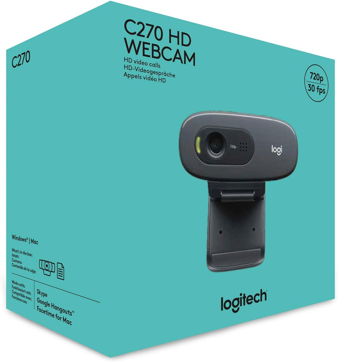 Logitech Brio 100 Full HD Webcam for Meetings and Streaming, Auto Light Balance, Built-in Microphone, Privacy Protection, USB-A, for Microsoft Teams, Google Meet, Zoom and more - Graphite