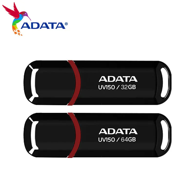 ADATA UV150 High-Speed USB 3.2 Flash Drive - 256GB, 128GB, 64GB, 32GB Portable Memory for Desktop and Laptop