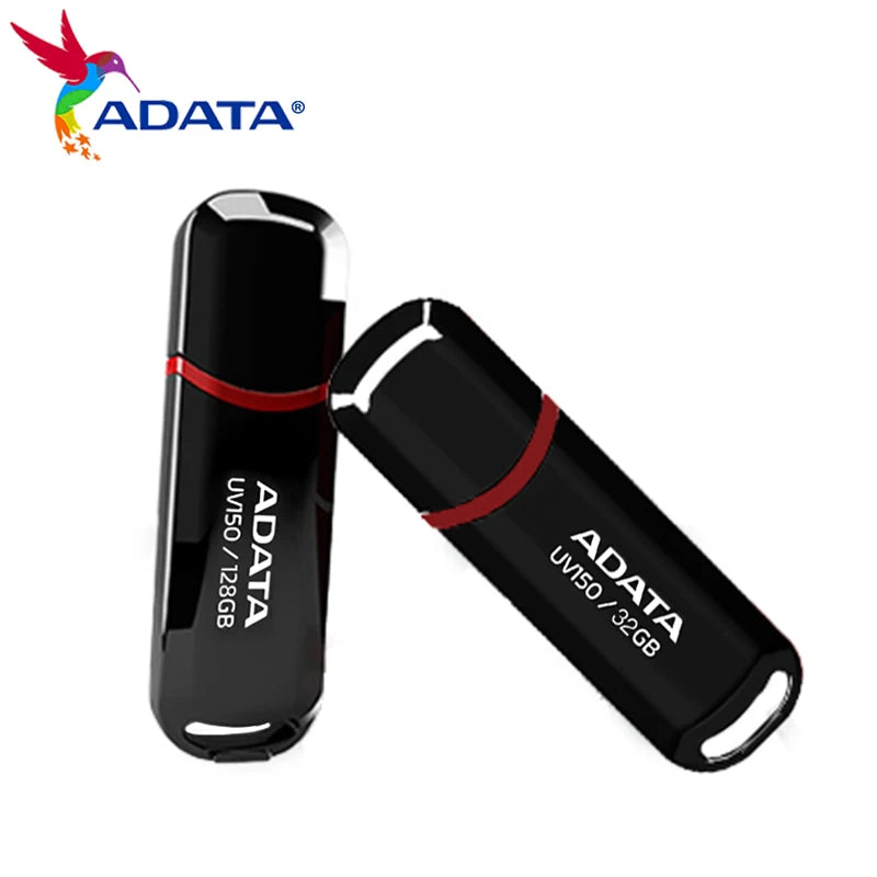 ADATA UV150 High-Speed USB 3.2 Flash Drive - 256GB, 128GB, 64GB, 32GB Portable Memory for Desktop and Laptop