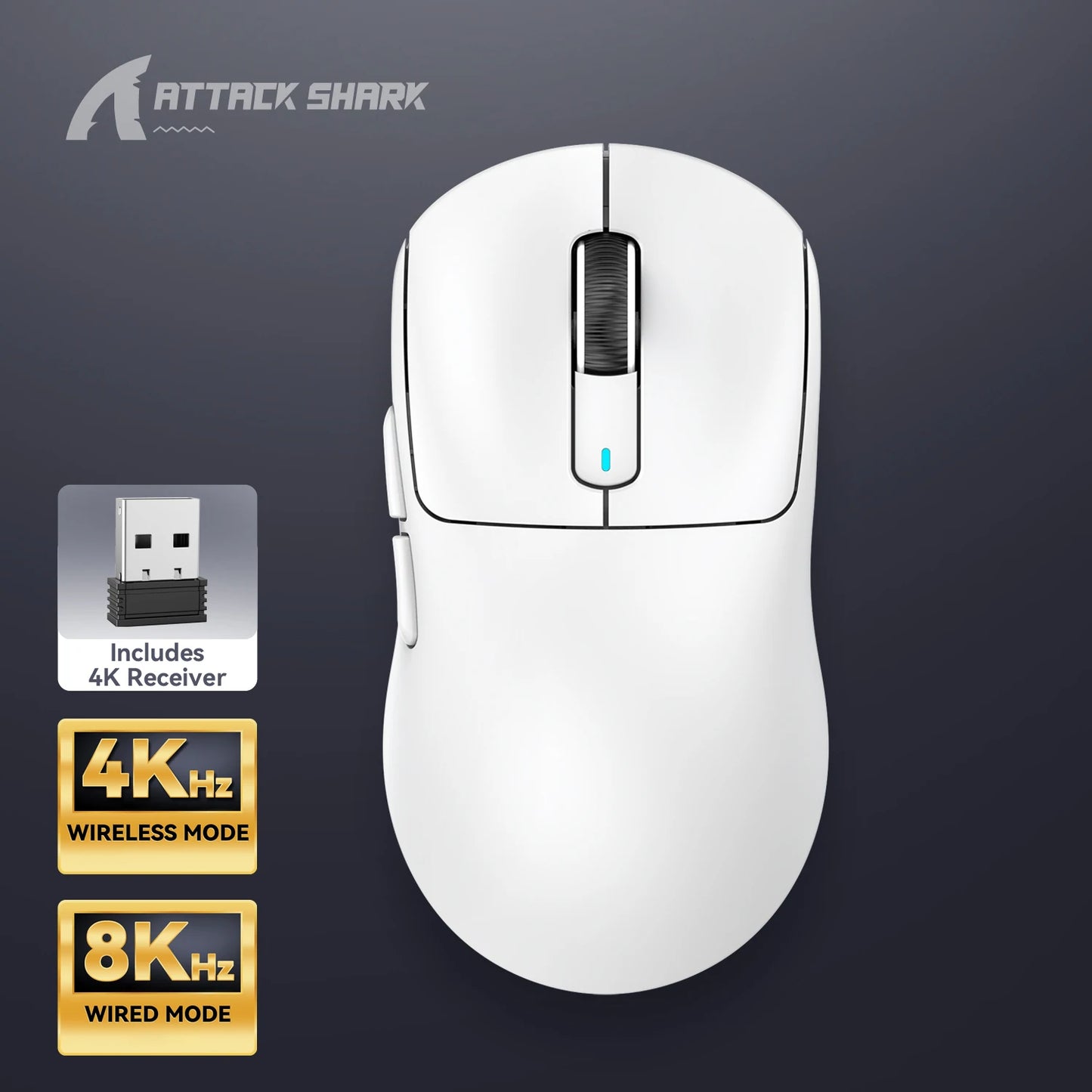 Pro X3 Wireless Gaming Mouse - Lightweight & Ergonomic with Macro Features, 26000 DPI Precision Sensor for PC/Mac