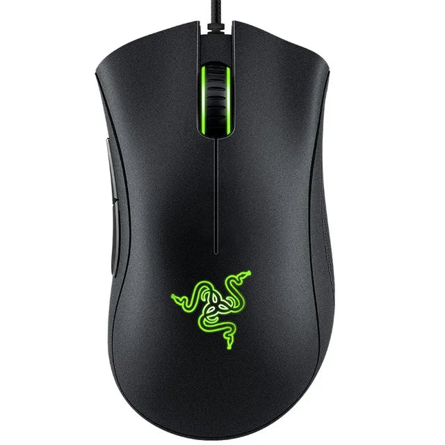 Razer DeathAdder Essential Wired Gaming Mouse with 6400DPI Optical Sensor and 5 Programmable Buttons for PC Gamers