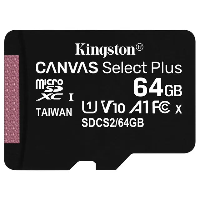 Kingston Canvas Select Plus MicroSD Card - High-Speed 128GB, 256GB, 512GB with 100MB/s Read Speeds and A1 Performance