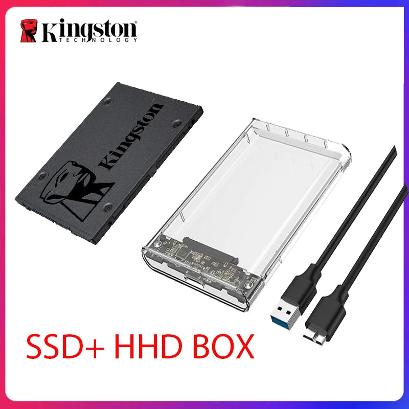 Kingston A400 SATA III SSD - High-Speed Internal Solid State Drive (120GB, 240GB, 480GB, 500GB, 960GB, 1TB) for Desktops and Notebooks