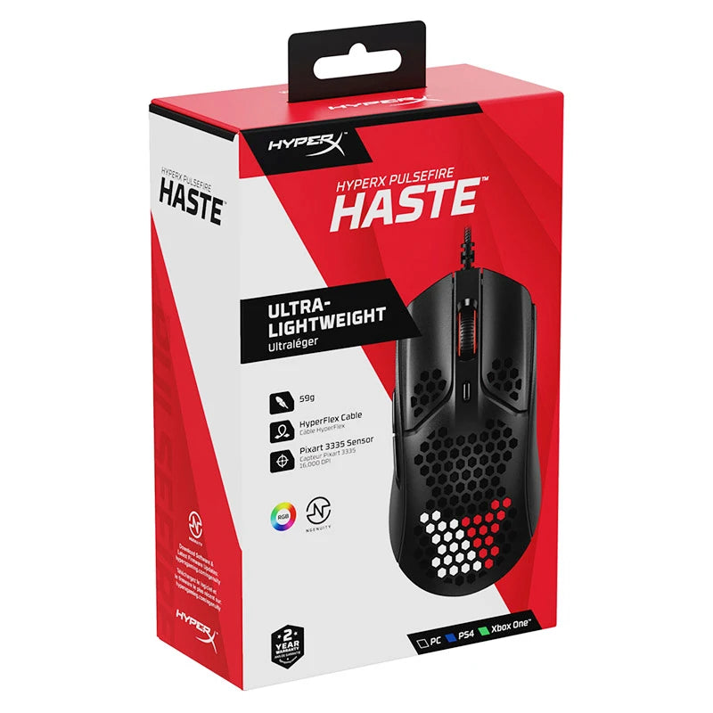 HyperX Pulsefire Raid and Haste Gaming Mice - Precision, Ergonomics, and Customization for Elite Gamers