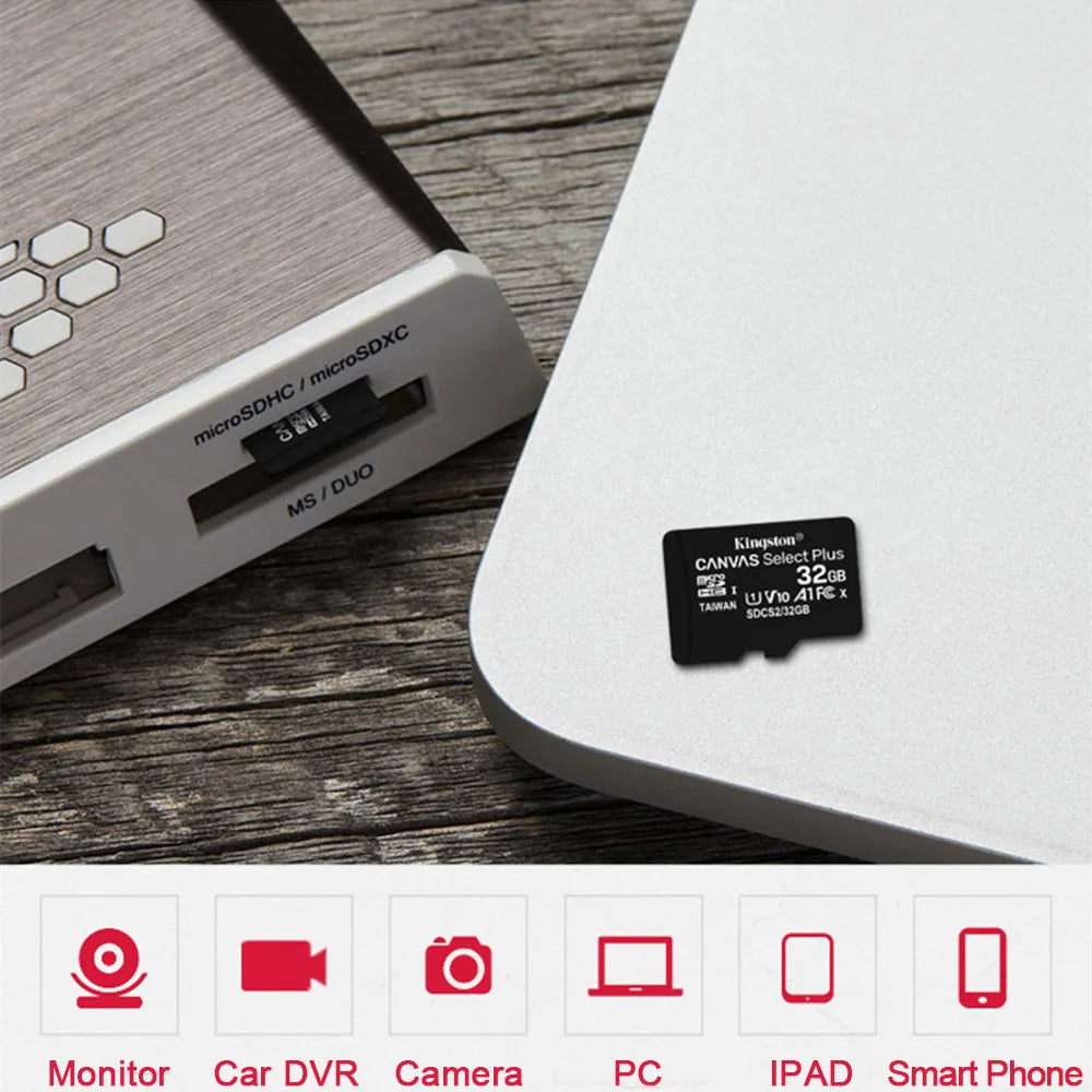 Kingston Canvas Select Plus MicroSD Card - High-Speed 128GB, 256GB, 512GB with 100MB/s Read Speeds and A1 Performance