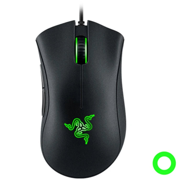 Razer DeathAdder Essential Wired Gaming Mouse with 6400DPI Optical Sensor and 5 Programmable Buttons for PC Gamers