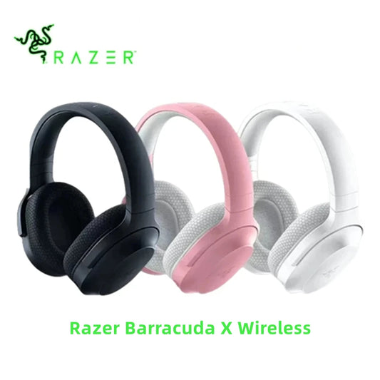 Razer Barracuda X 2022 Wireless Gaming Headset - Ultra-Lightweight 250g with 2.4GHz Wireless & Bluetooth, 40mm TriForce Drivers