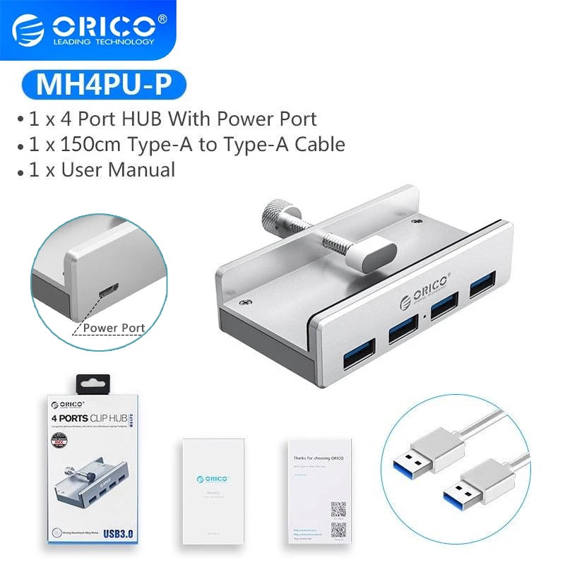 ORICO MH4PU 4 USB 3.0 Hub Power Supply