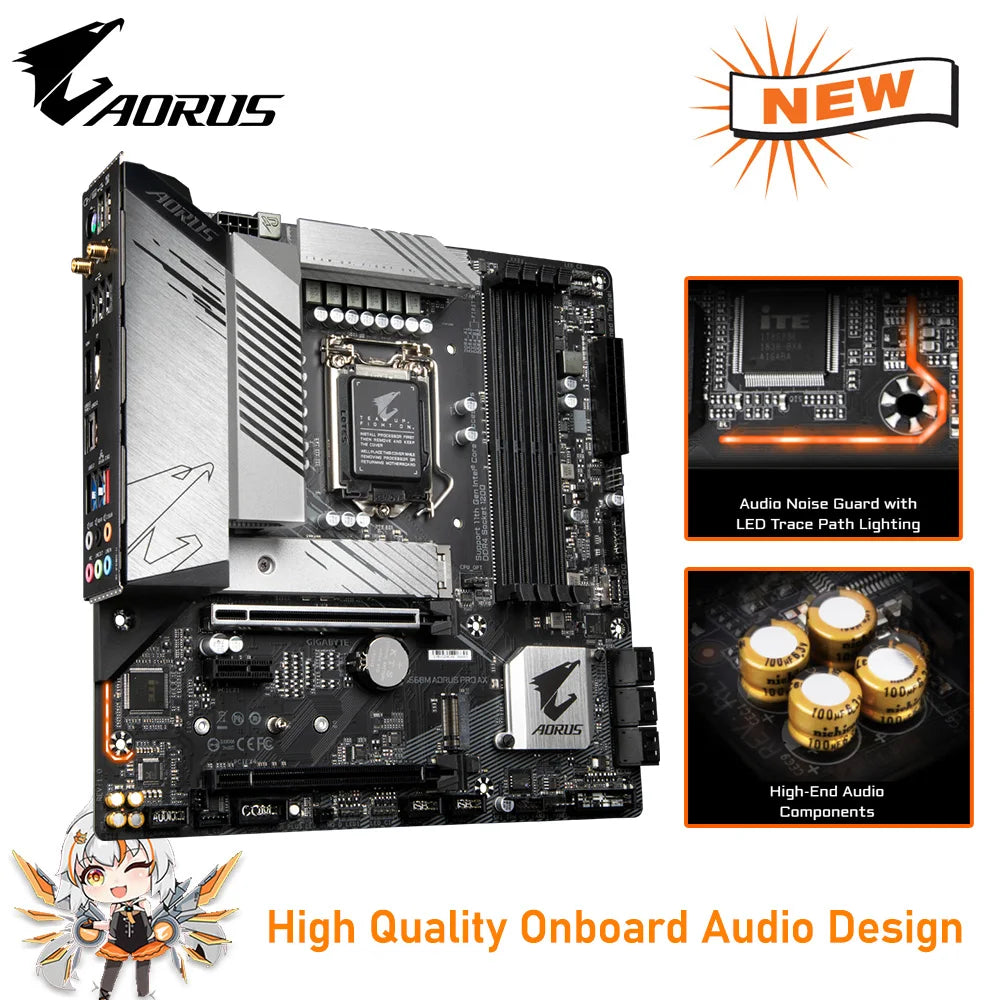 Gigabyte B560M AORUS PRO AX Motherboard