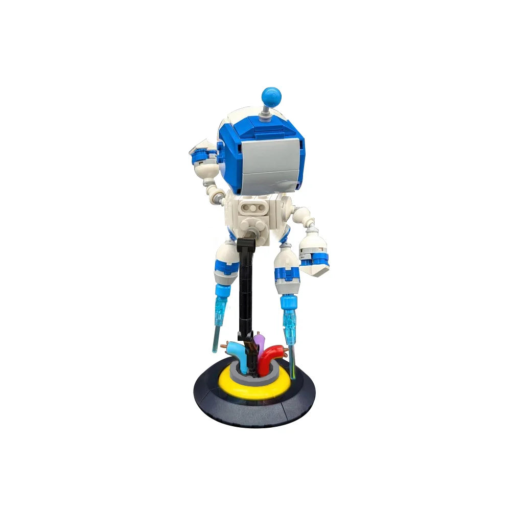 MOC Astro Bot Model Building Blocks – Space Adventure Robot Bricks Toy for DIY Space Exploration & Travel Fun