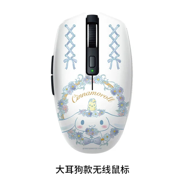 Razer Sanrio Limited Edition Dual-mode Wireless Office and Gaming Mouse featuring Cinnamoroll, Kuromi, and My Melody