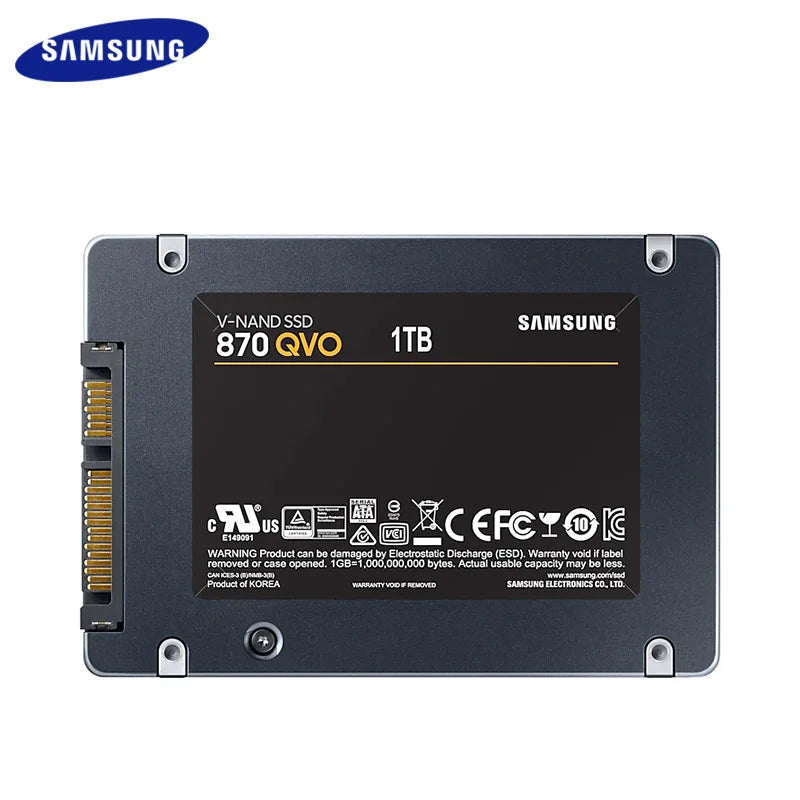 Samsung 870 QVO 2TB SATA SSD - 2.5-Inch Storage Solution