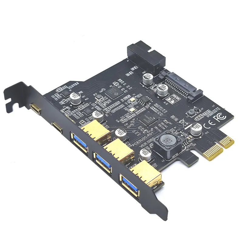 PCIe X4 To USB 3.2 Gen2 Card