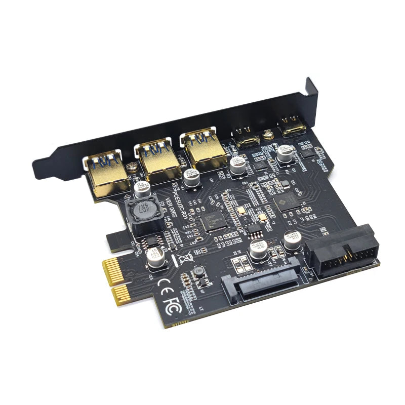 PCIe X4 To USB 3.2 Gen2 Card