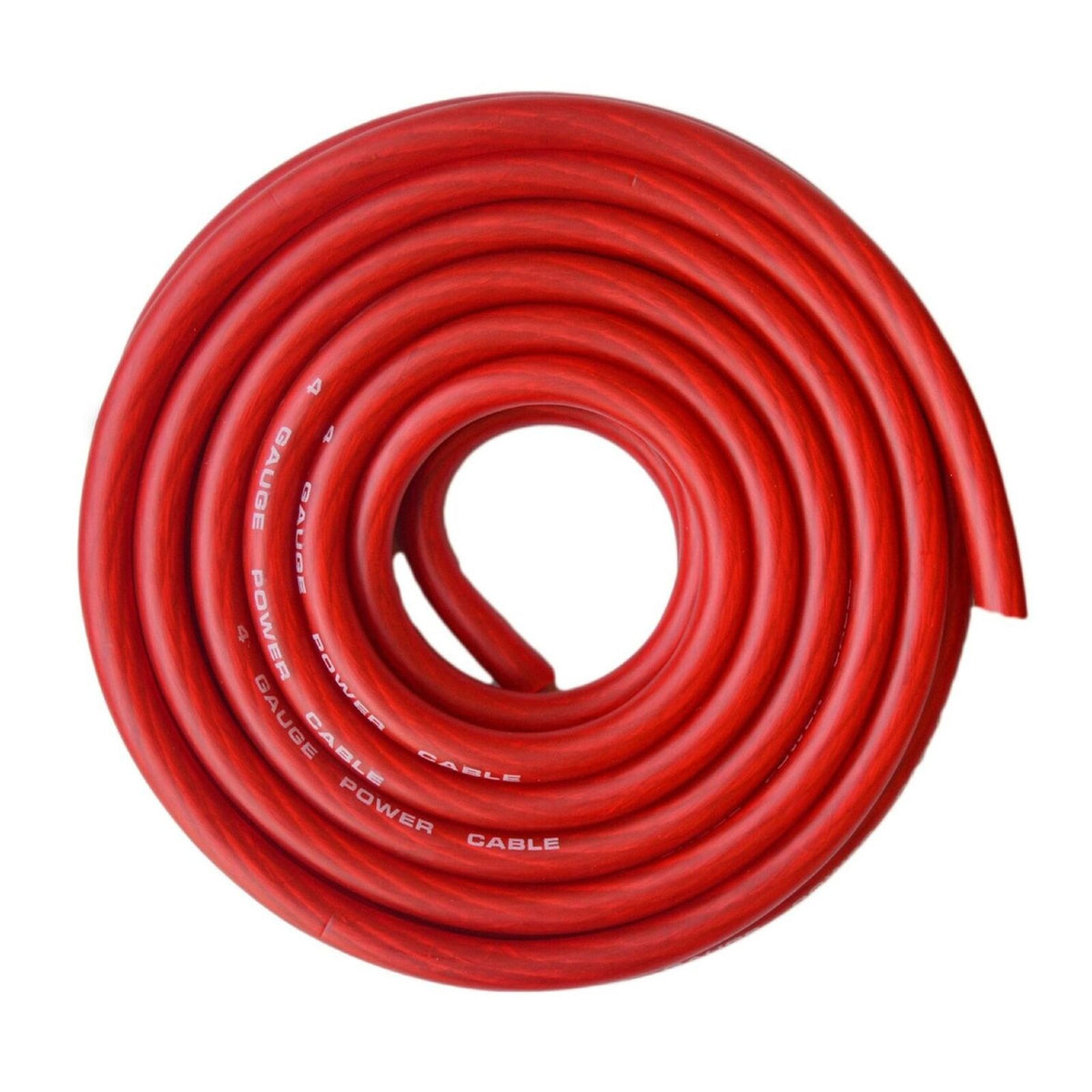 SoundBox 4 Gauge 25' Red Power Wire Roll - Heavy Duty Car Audio Wiring ...