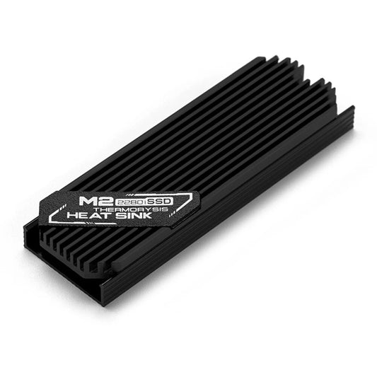 Ultra-Thin M.2 SSD Heatsink for PCIE 2280 Solid State Hard Drive - Aluminum Alloy Cooling Thermal Pad - Supports Single/Double-Sided Particles